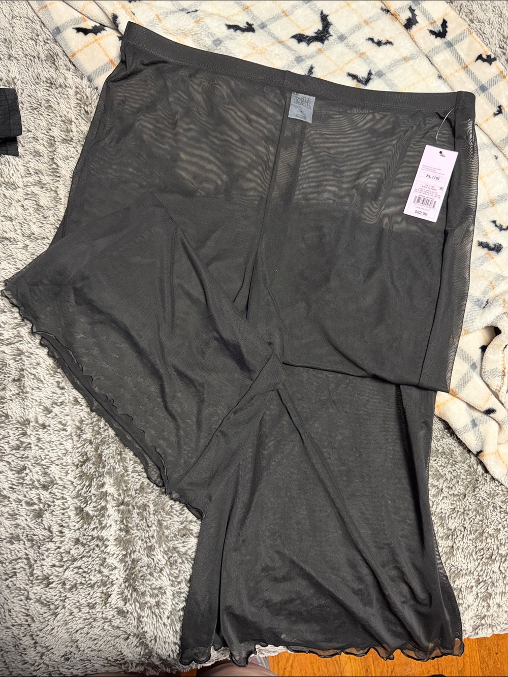 wild fable Black Sheer Mesh pants Coverup